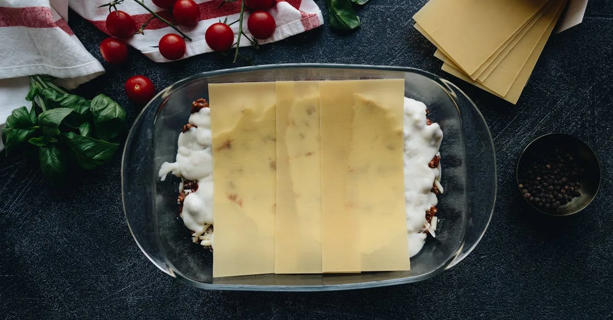 découvrez notre délicieuse recette de lasagnes maison, facile à préparer et parfaite pour un repas convivial en famille ou entre amis.