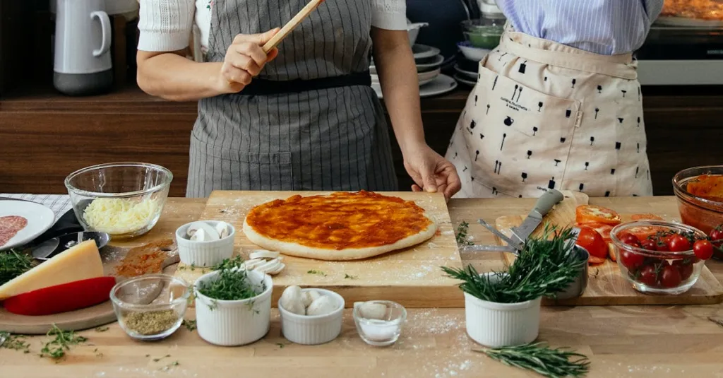 recette facile de pâte à pizza maison, idéale pour préparer une pizza savoureuse et authentique chez soi.