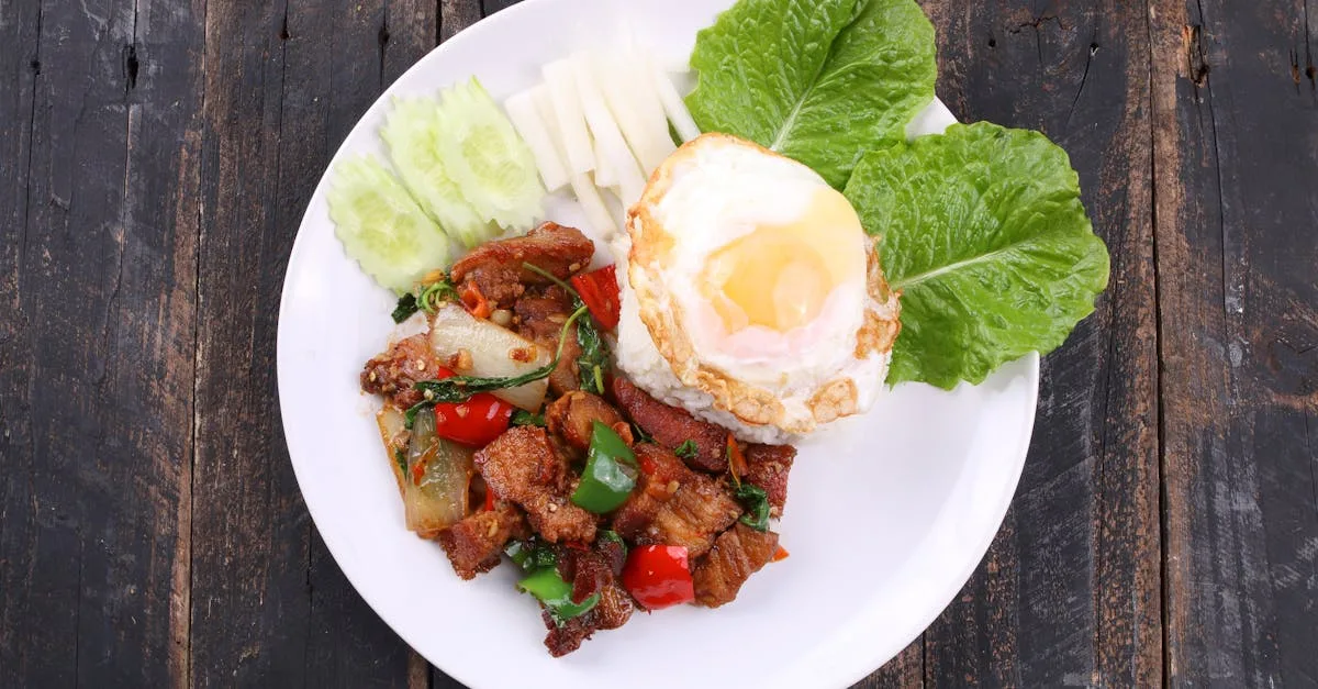 découvrez notre recette rapide et savoureuse de sauté de porc, parfaite pour un repas équilibré et plein de saveurs asiatiques.