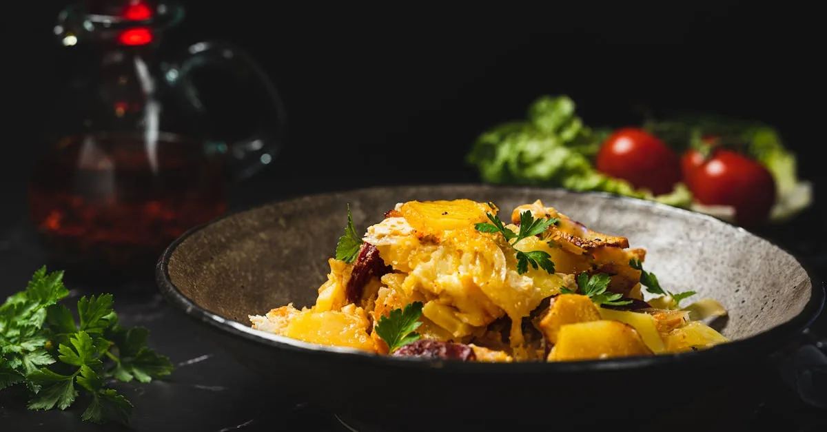 découvrez notre recette légère de gratin dauphinois, un plat savoureux et fondant à base de pommes de terre et de crème allégée, parfait pour un repas gourmand sans culpabilité.